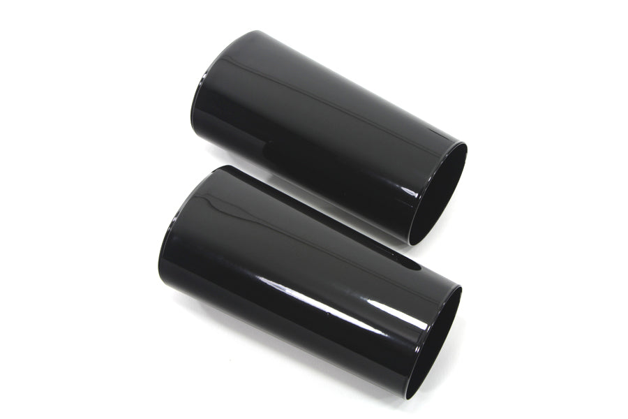 HARLEY Fork Slider Cover Black Fits 1986-2017 FLST,   1949-1984 FL,   1980-2013 FLT,   1980-2013 FLT