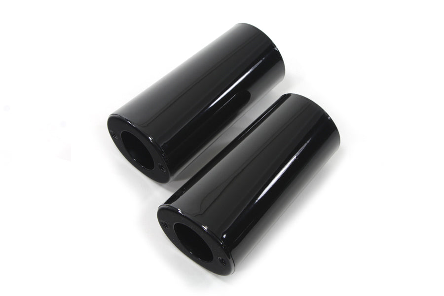 HARLEY Fork Slider Cover Black Fits 1986-2017 FLST,   1949-1984 FL,   1980-2013 FLT,   1980-2013 FLT