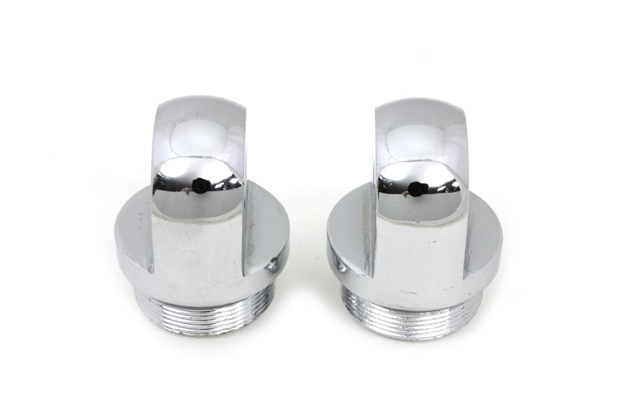 HARLEY Glide Fork Tube Plug Set Adjustable Fits 1949-1971 FL,