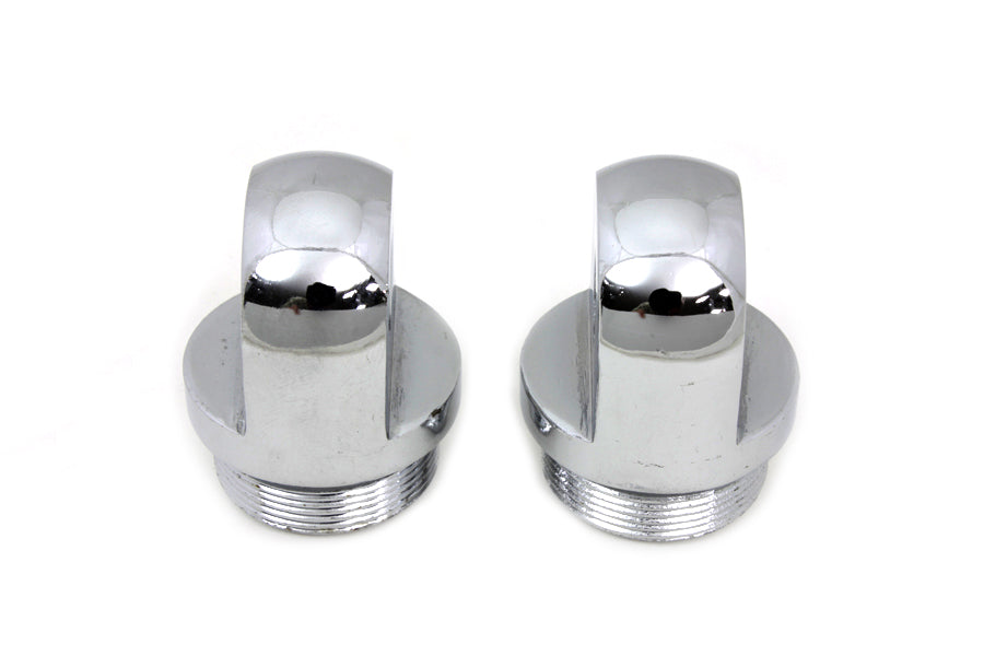 HARLEY Glide Fork Tube Plug Set Adjustable Fits 1949-1971 FL,