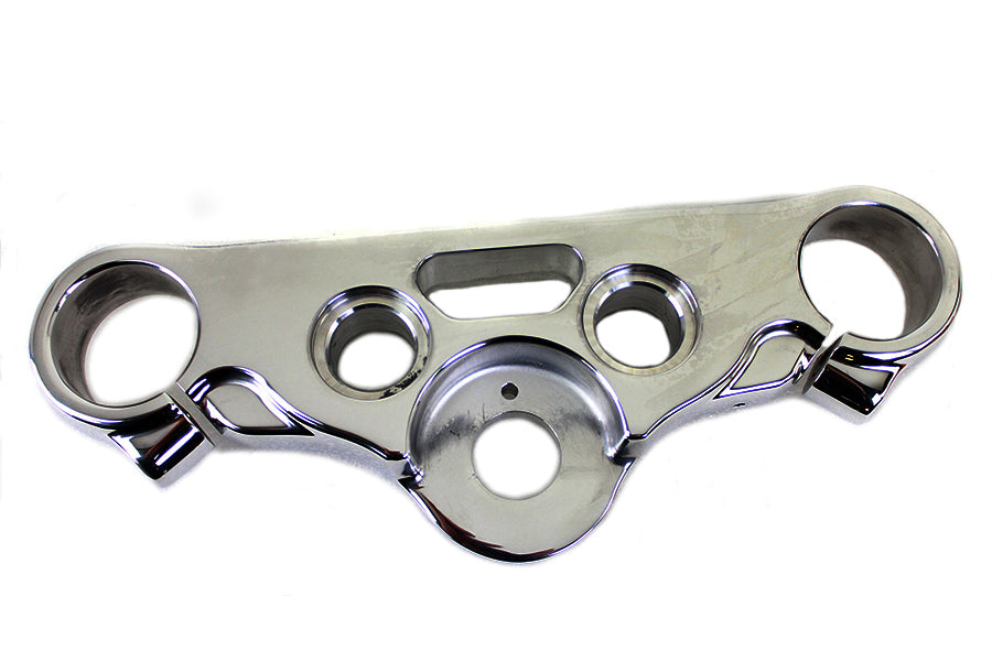 HARLEY FXDWG Polished Top Triple Tree Fits 2008-2017 FXDWG,   2012-2012 FXDWG96,   2012-2017 FXDWG10