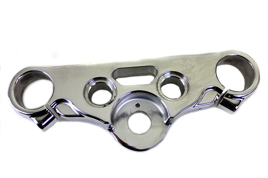 HARLEY FXDWG Polished Top Triple Tree Fits 2008-2017 FXDWG,   2012-2012 FXDWG96,   2012-2017 FXDWG10