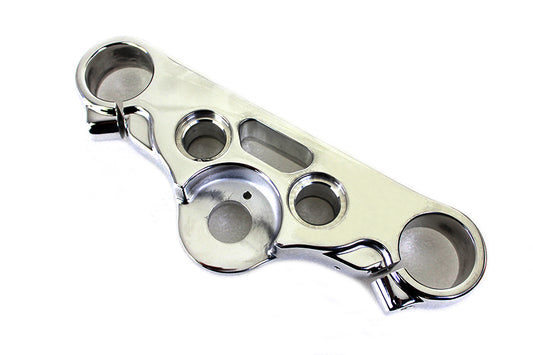 HARLEY FXDWG Polished Top Triple Tree Fits 2008-2017 FXDWG,   2012-2012 FXDWG96,   2012-2017 FXDWG10