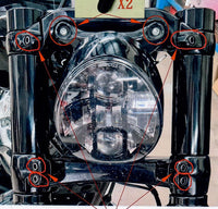 HARLEY Softail Breakout Fork Cover Kit Black fits 2018-UP FXSB,