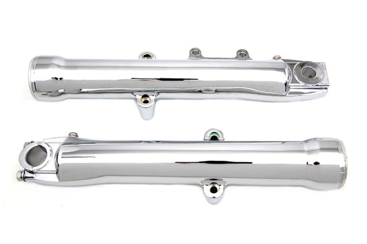 HARLEY Chrome Lower Fork Slider Set Fits 2007-2017 FXST,