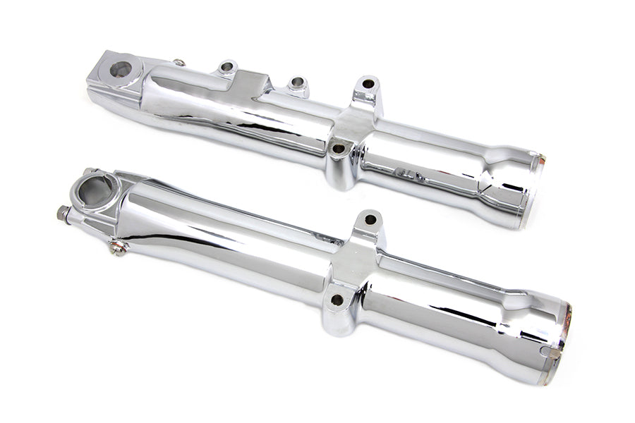 HARLEY Chrome Lower Fork Slider Set Fits 2007-2017 FXST,