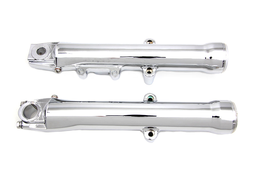 HARLEY Chrome Lower Fork Slider Set Fits 2007-2017 FXST,