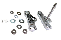 HARLEY FXD 49mm Triple Tree Set Chrome Fits 2008-2017 FXD,