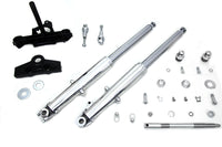 HARLEY 41mm Adjustable Fork Assembly with Polished Sliders Fits 1969-1971 FL,