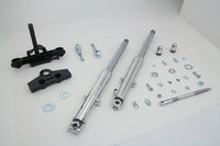 HARLEY 41mm Adjustable Fork Assembly with Polished Sliders Fits 1969-1971 FL,