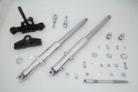 HARLEY 41mm Adjustable Fork Assembly with Polished Sliders Fits 1969-1971 FL,