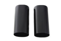 HARLEY Fork Slider Black Cover Set Fits 1949-1984 FLH,