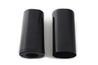 HARLEY Fork Slider Black Cover Set Fits 1949-1984 FLH,