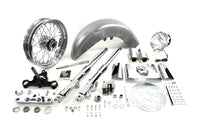 HARLEY Fork Assembly with Chrome Sliders Fits 1986-1999 FLST,