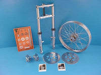HARLEY Fork Assembly with Chrome Sliders 21 inch Wheel Fits 0-  Custom, application