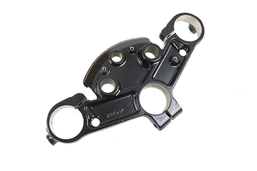 HARLEY OE 49mm FLT Upper Triple Tree Black Fits 2014-UP FLT,