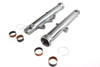 HARLEY 39mm Fork Sliders Polished Single Disc Fits 1988-1999 XL,   1988-1994 FXR,   1991-1999 FXD,