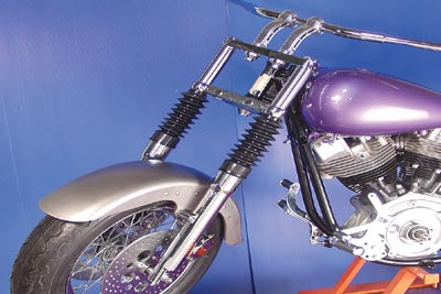 HARLEY 41mm Fork Assembly with Chrome Sliders Fits 0-  Custom, application 0-  Custom, application