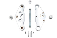 HARLEY Ultima Chrome 0° Triple Tree Set Billet Fits 0-  Custom, Application