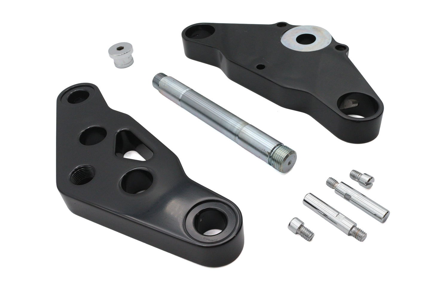 HARLEY Ultima Black 5° Triple Tree Set Billet Fits 0-  Custom, Application