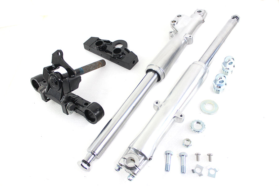 HARLEY 41mm Adjustable Single Disc Fork Assembly Fits 1973-1984 FL,   1973-1984 FL,