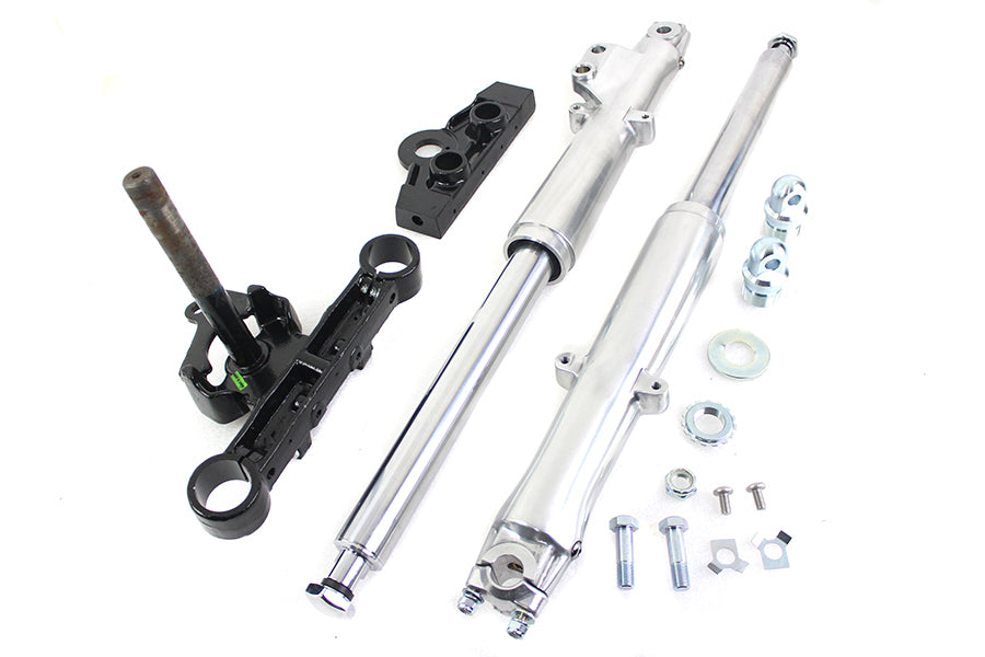 HARLEY 41mm Adjustable Single Disc Fork Assembly Fits 1973-1984 FL,   1973-1984 FL,