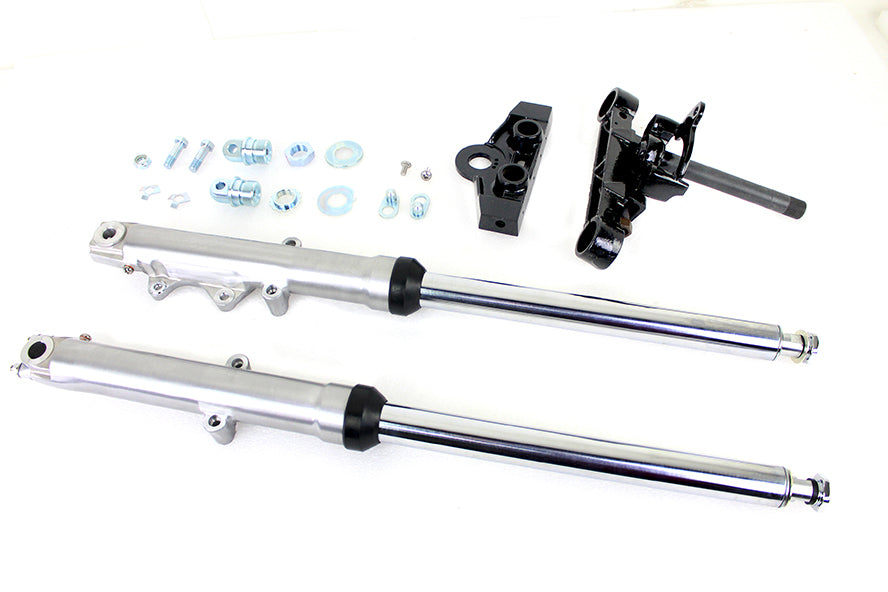 HARLEY 41mm Adjustable Single Disc Fork Assembly Fits 1984-1999 FXST,