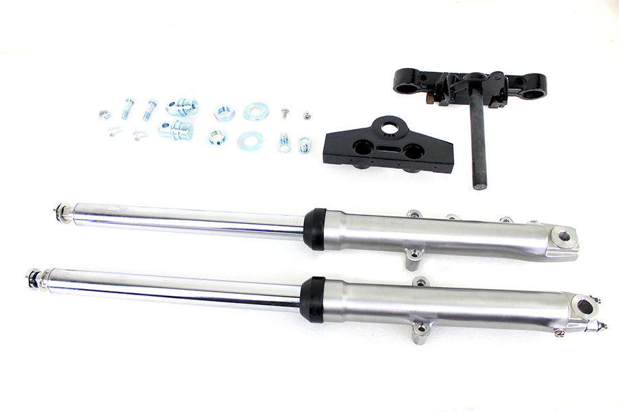 HARLEY 41mm Adjustable Single Disc Fork Assembly Fits 1984-1999 FXST,