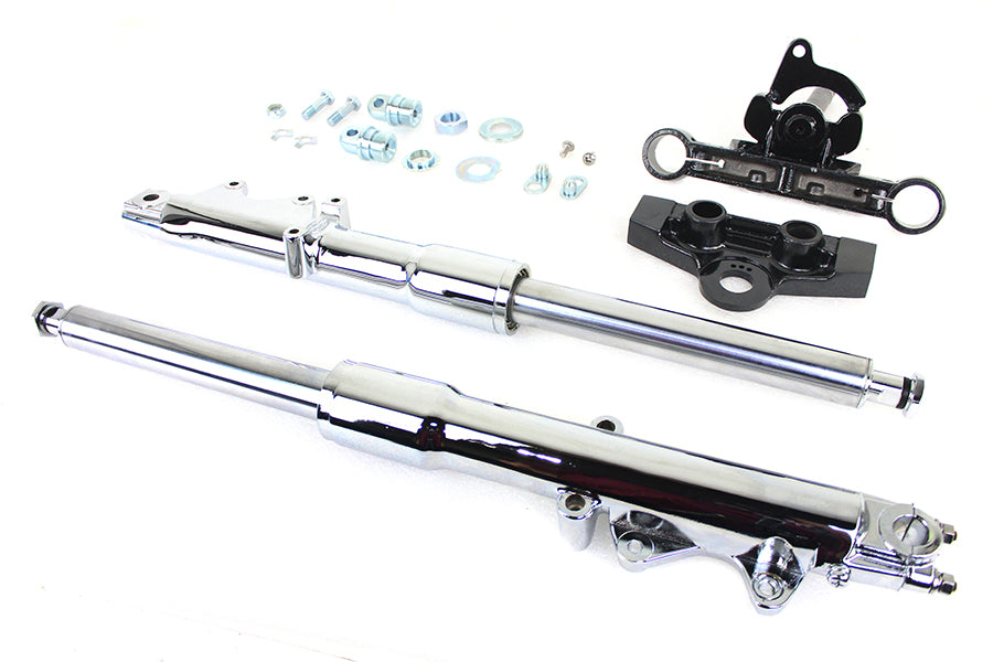 HARLEY 41mm Adjustable Dual Disc Fork Assembly Fits 1984-1999 FLST,