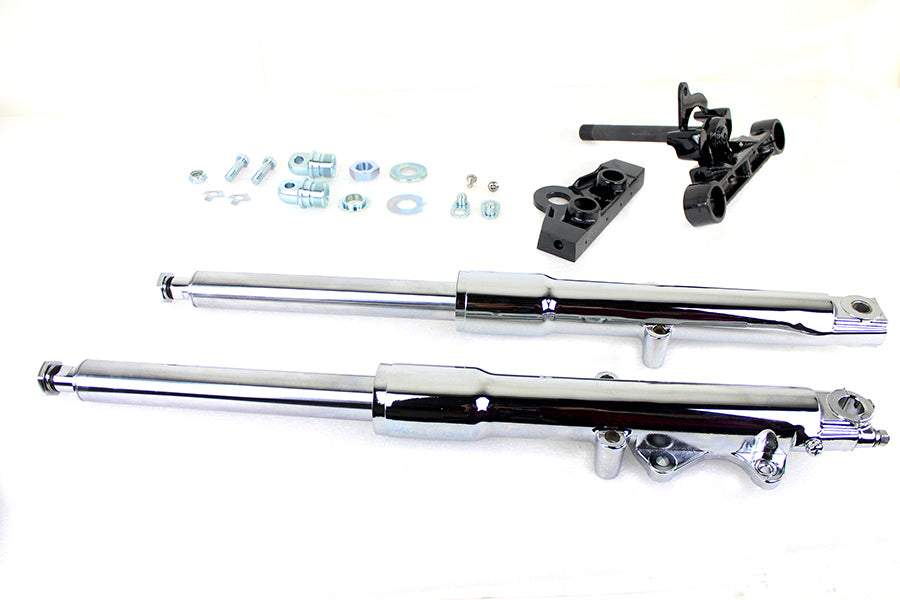 HARLEY 41mm Adjustable Dual Disc Fork Assembly Fits 1984-1999 FLST,