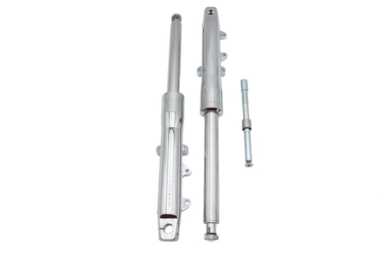 HARLEY Ultima 41mm Billet Fork Slider Assembly -4 inch Fits 1984-1999 FXST,
