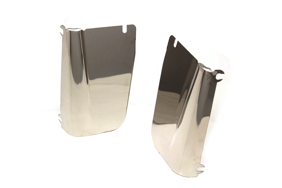 HARLEY Rear Fork Panel Set Stainless fits 1949-1959 FL,