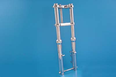 HARLEY 39mm Fork Assembly with Chrome Sliders Single Disc Fits 1996-1999 XLC,