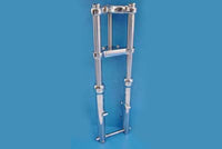 HARLEY Single Disc 39mm Fork Assembly Chrome fits 1988-1999 XL,   1988-1994 FXR,