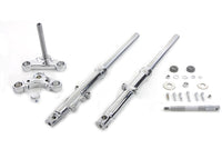 HARLEY 39mm Fork Assembly with Chrome Sliders Single Disc Fits 2004-2008 XL,