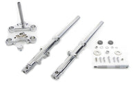 HARLEY 39mm Fork Assembly with Chrome Sliders Single Disc Fits 2004-2008 XL,
