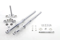 HARLEY 39mm Fork Assembly with Chrome Sliders Single Disc Fits 2000-2003 XL,