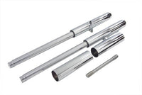 HARLEY Billet Mega Fork Slider Set Chrome Fits 0-  Custom, application for triple tree set 0-  Custo