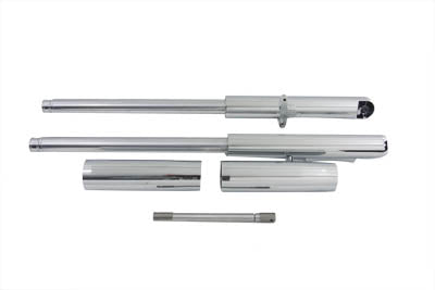 HARLEY Billet Mega Fork Leg Set Chrome Fits 0-  Custom, application 0-  Custom, application