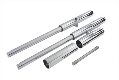 HARLEY Billet Mega Fork Leg Set Chrome Fits 0-  Custom, application 0-  Custom, application
