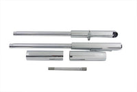 HARLEY Billet Mega Fork Leg Set Chrome Fits 0-  Custom, application 0-  Custom, application