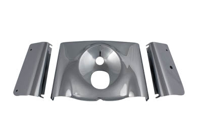 HARLEY Fork Cover Kit Smooth Style Chrome Fits 2000-2017 FLST,