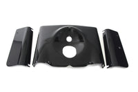 HARLEY Fork Cover Kit Smooth Style Black Fits 2000-2017 FLST,