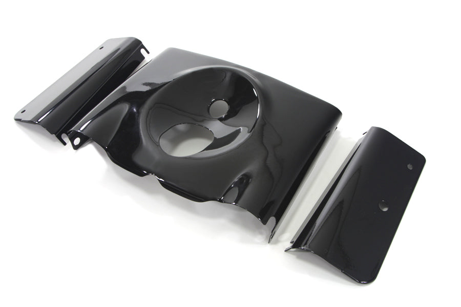 HARLEY Fork Cover Kit Smooth Style Black Fits 2000-2017 FLST,