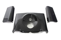 HARLEY Fork Cover Kit Smooth Style Black Fits 2000-2017 FLST,