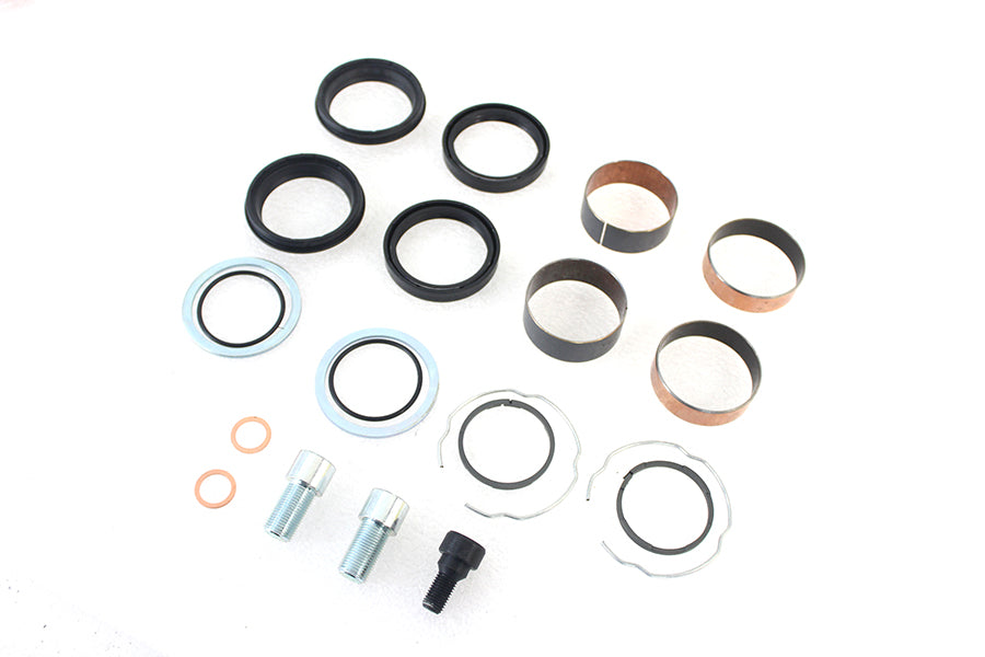 HARLEY 49mm Fork Lower Leg Rebuild Kit Fits 2014-2016 FLT,