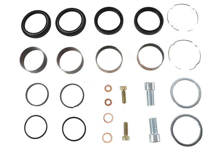 HARLEY 49mm Fork Lower Leg Rebuild Kit Fits 2006-2017 FLD,