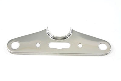 HARLEY Top Triple Tree Cover Solid Style Stainless Steel Fits 1949-1959 FL,