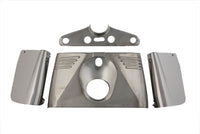 HARLEY Replica Triple Tree Cover Kit Stainless Steel Fits 1949-1959 FLH,