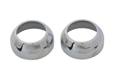 HARLEY 39mm Fork Boot Cover Set Chrome Fits 1988-UP XL,   1987-1994 FXR,